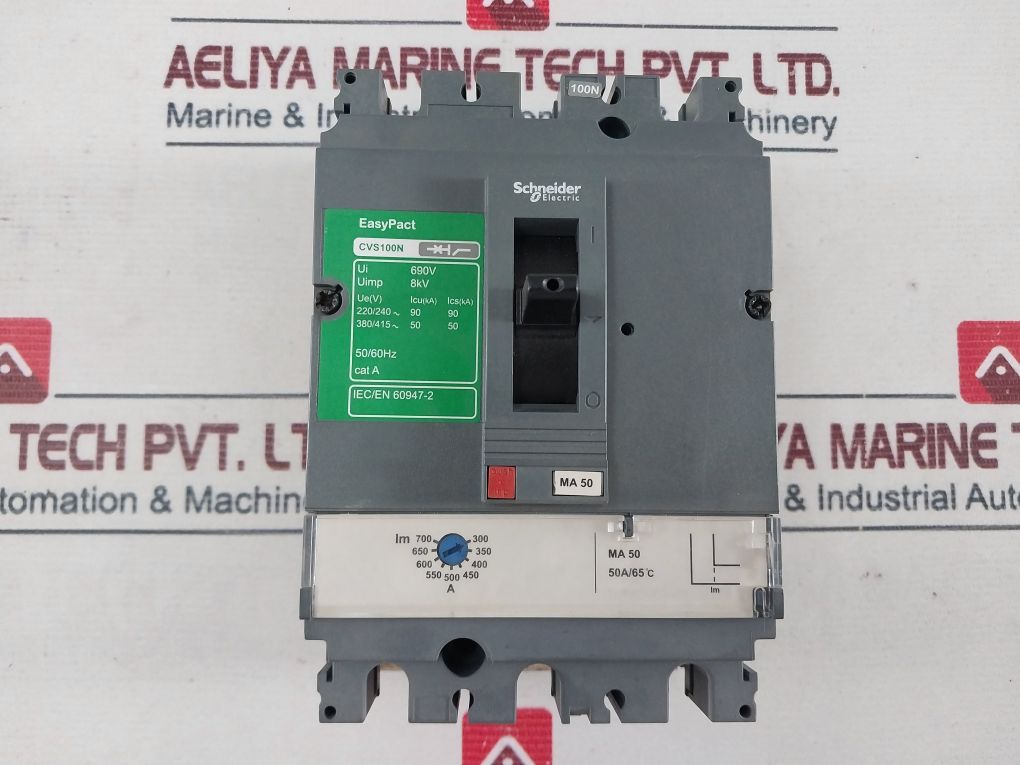 Schneider Cvs100N Circuit Breaker 50/60Hz