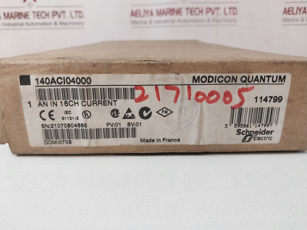 Schneider Electric 140Aci04000 Modicon Analog Current Input Module
