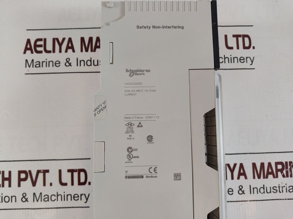 Schneider Electric 140Aci04000 Analog Input 16 Chan Current Module Pv:02 Sv:01