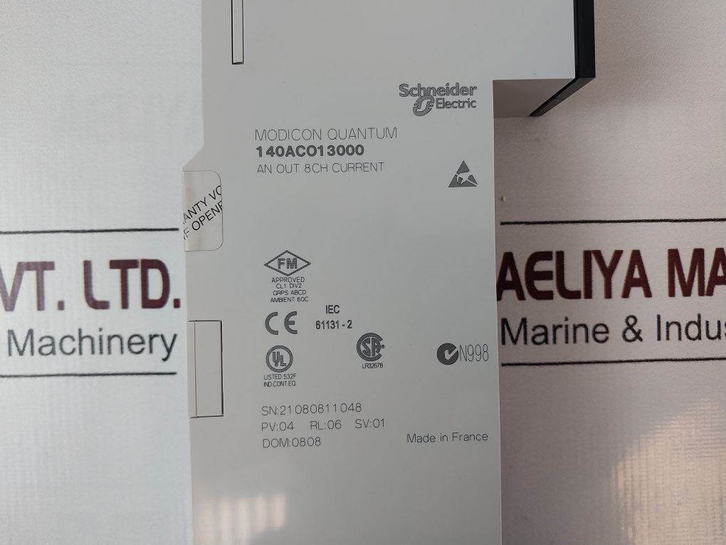 Schneider Modicon Quantum 140Aco13000 Analog Current Sink Output Module