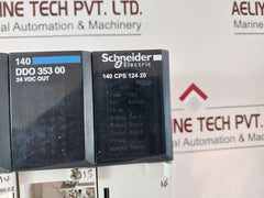 Schneider 140Cps12420,140Cra93200,140Ddi35300,140Aci04000,140Ddo35300,140Xbp01600 Module Rack