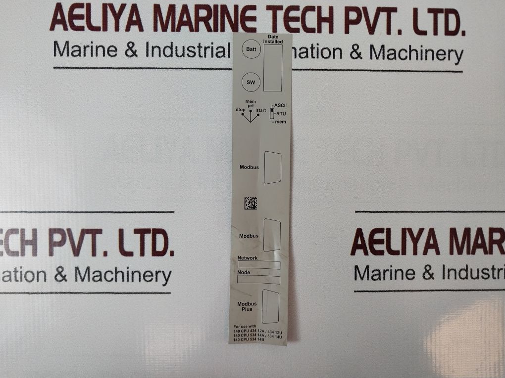 Schneider Modicon Quantum 140Cpu43412A Controller Version 3.0