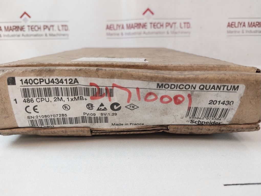 Schneider Modicon Quantum 140Cpu43412A Controller Version 3.0