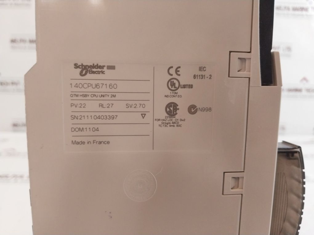 Schneider Electric 140Cpu67160 Hot Standby Controller