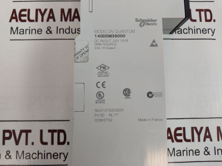 Schneider/Telemecanique 140Ddm39000 Dc Input/Output Module 24 Vdc