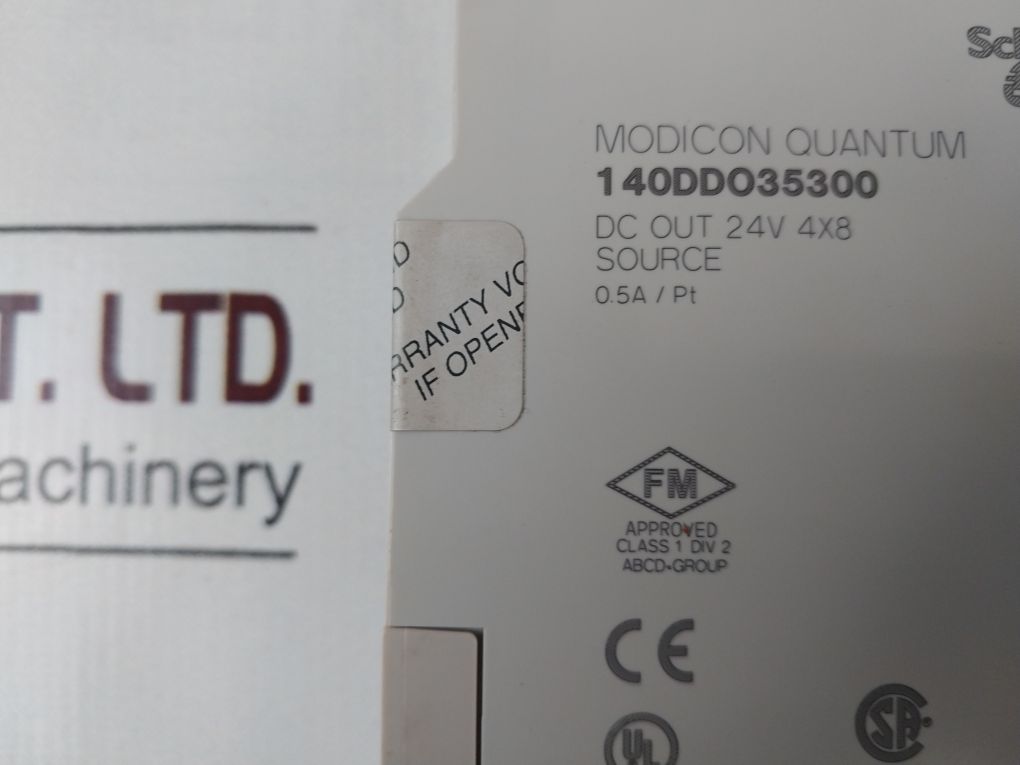 Schneider 140Ddo35300 Modicon Quantum 24Vdc True High/Source Output Module