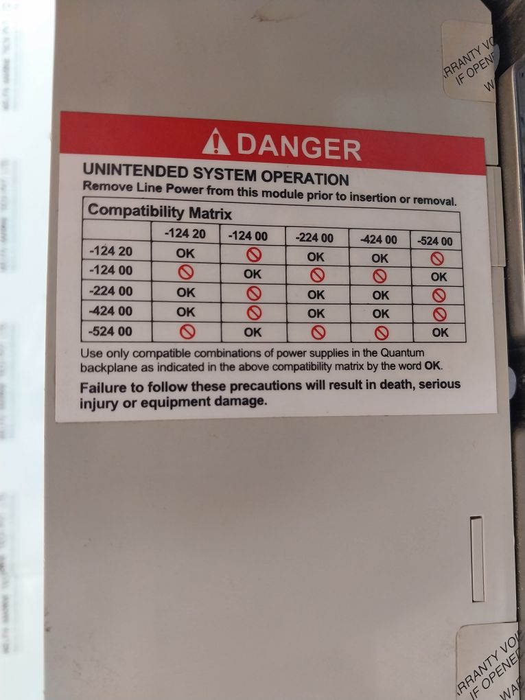 Schneider Electric 140Cra93200,140Ddi35300,140Ddo35300,140Aci04000,140Cps12420 Rack