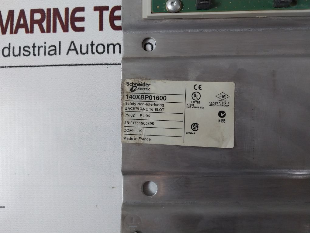 Schneider Electric 140Xbp01600 Backplane 16 Slot
