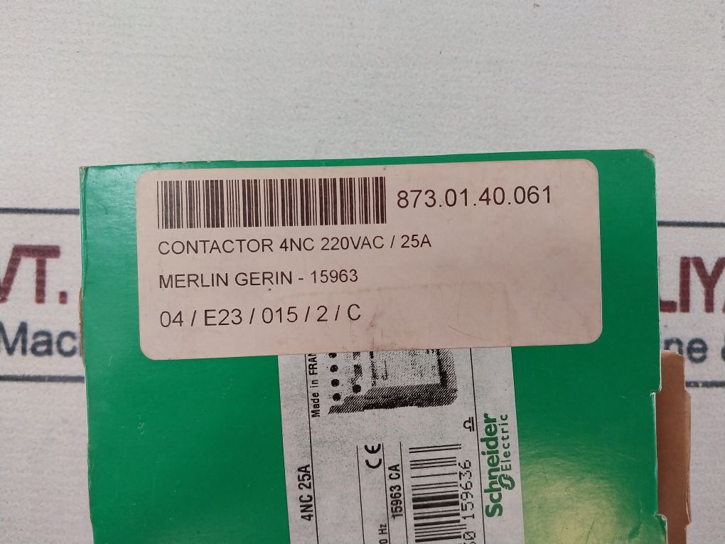 Schneider Electric 15963 Contactor 4Nc 25A 220 Vac