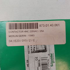 Schneider Electric 15963 Contactor 4Nc 25A 220 Vac