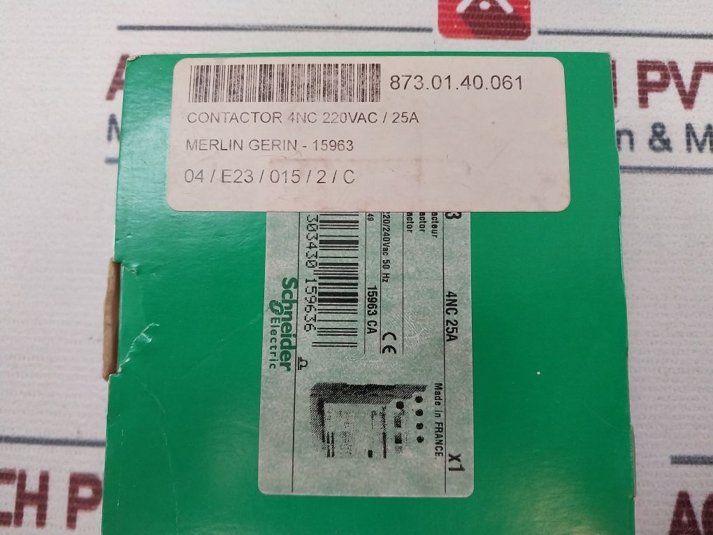Schneider Electric 15963 Contactor 25A