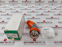 Schneider Electric 56Pa432 4 Round Pins Angled Plug