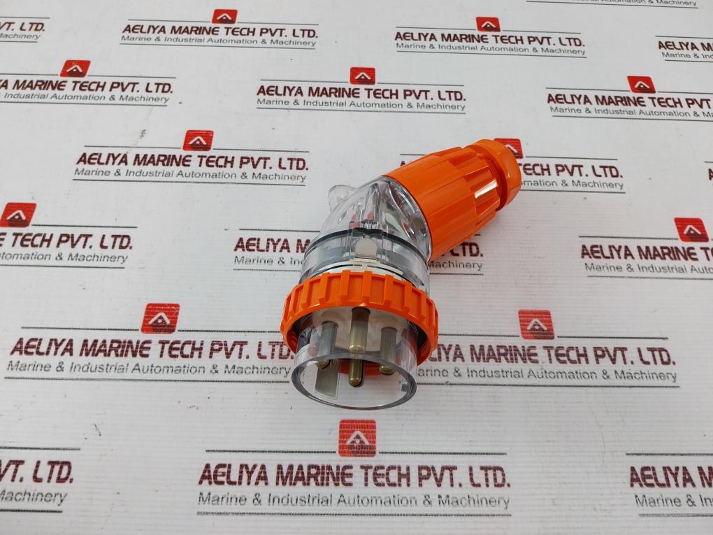 Schneider Electric 56Pa432 4 Round Pins Angled Plug