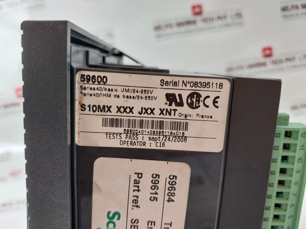 Schneider Electric 59600 S10Mx Xxx Jxx Xnt Digital Relay