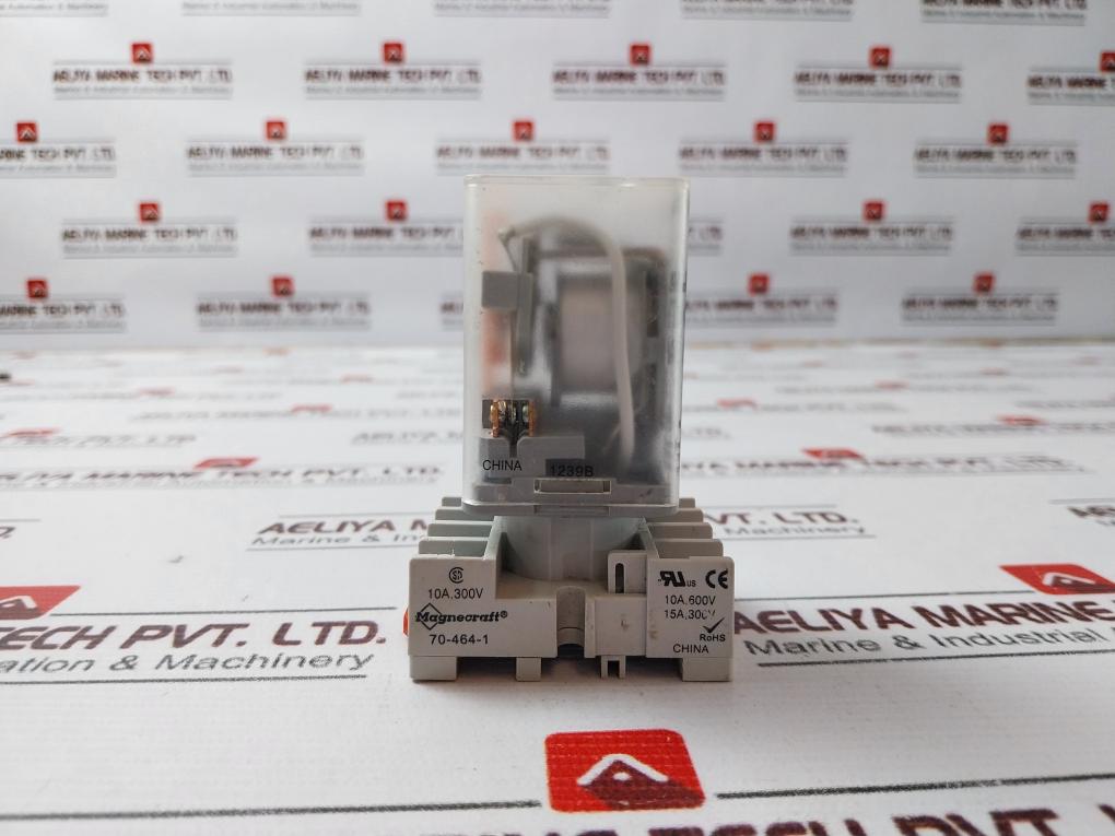 Schneider Electric 70-464-1 Relay Socket 16 A 120/240 Vac