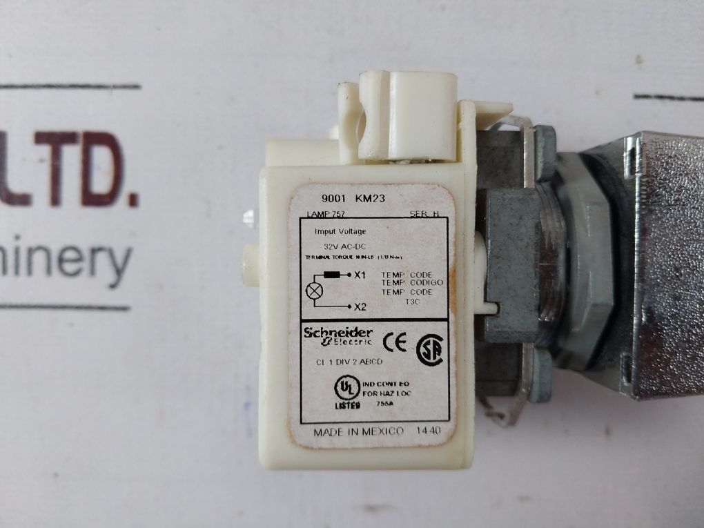 Schneider Electric 9001 Km23 Pilot Light Module Green