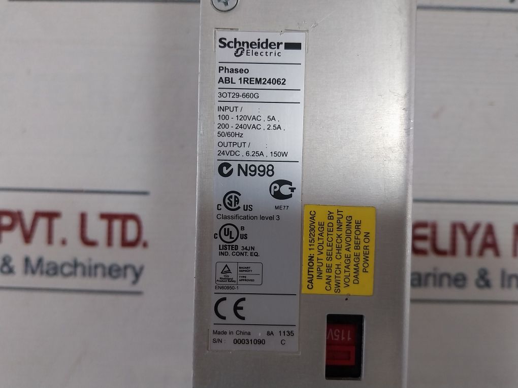 Schneider Electric Abl 1Rem24062 Power Supply