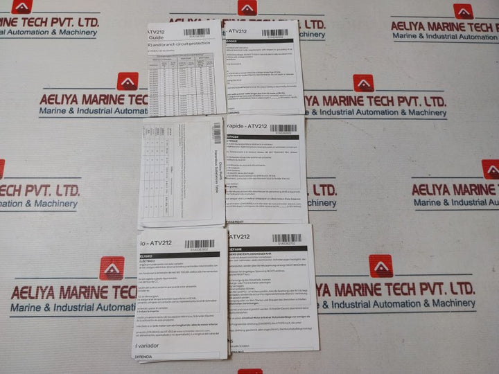 Schneider Electric Atv212Hd18N4 Variable Ac Speed Drive Class 10 Ip20