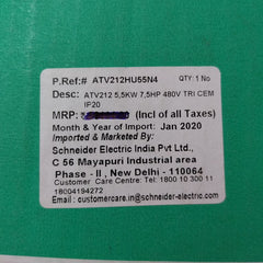 Schneider Electric Atv212Hu55N4 Variable Speed Drive