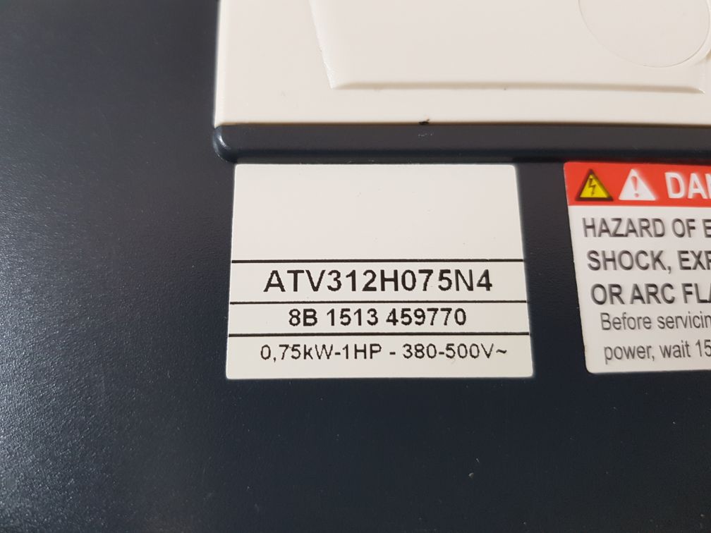 Schneider electric atv312h075n4 ac speed drive