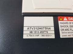 Schneider electric atv312h075n4 ac speed drive