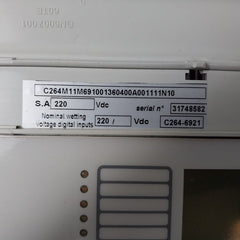 Schneider Electric Micom C264 Protection Relay Display