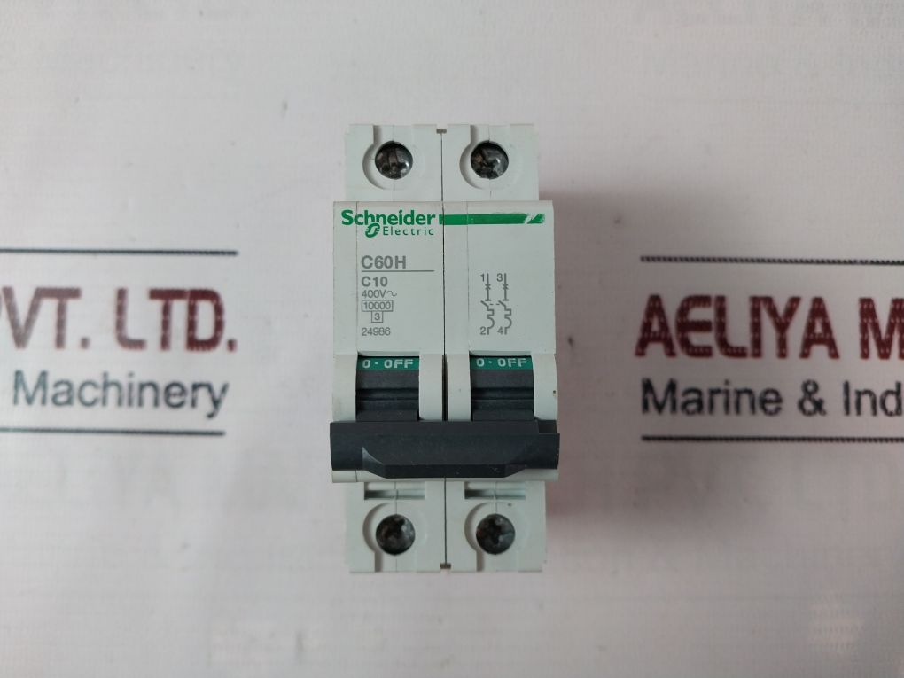 Schneider Electric C60H C10 Circuit Breaker 400V