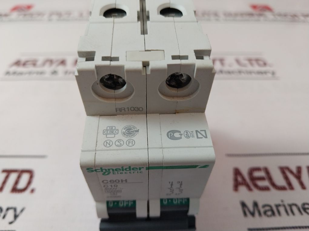 Schneider Electric C60H C10 Circuit Breaker 400V