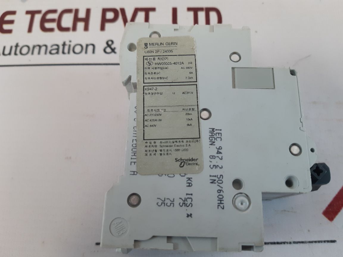 Schneider Electric C60N C6 Circuit Breaker