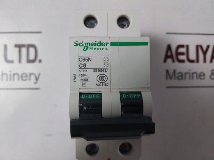 Schneider Electric C65N C6 Circuit Breaker 400V~
