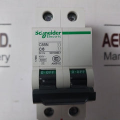 Schneider Electric C65N C6 Circuit Breaker 400V~
