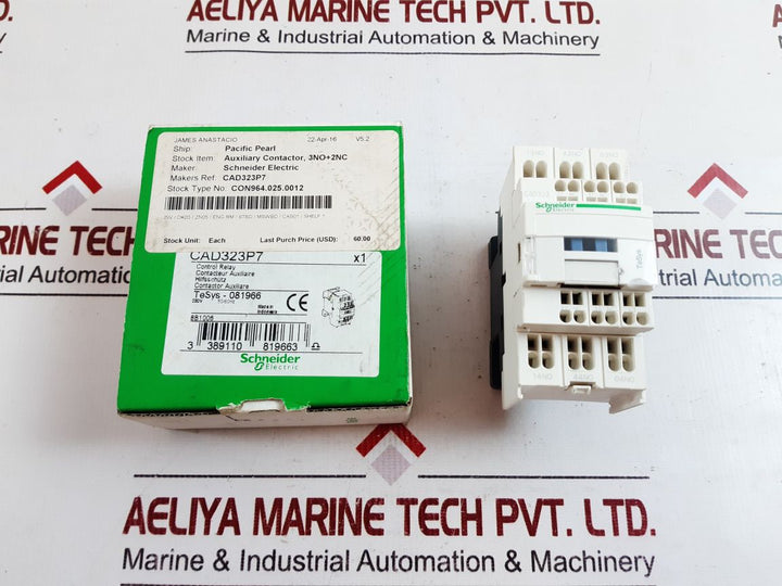 Schneider Electric Cad323P7 Auxiliary Contactor
