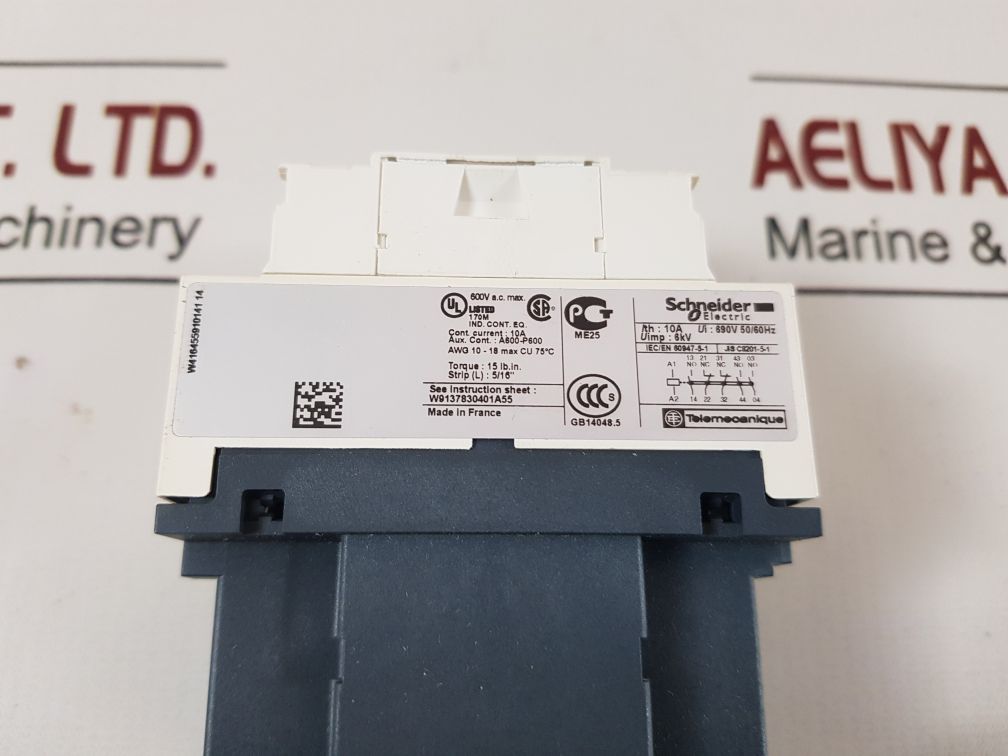Schneider electric cad32m7 control relay 220vca 50/60hz