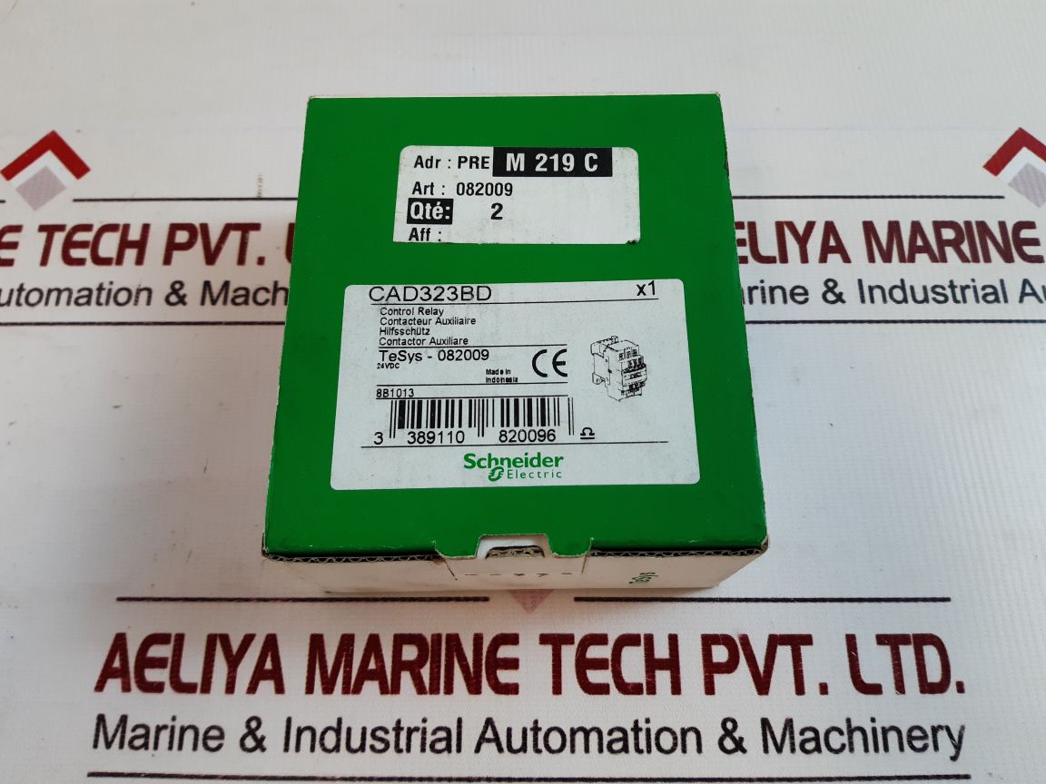 Schneider Electric Cad 323Bd Control Relay
