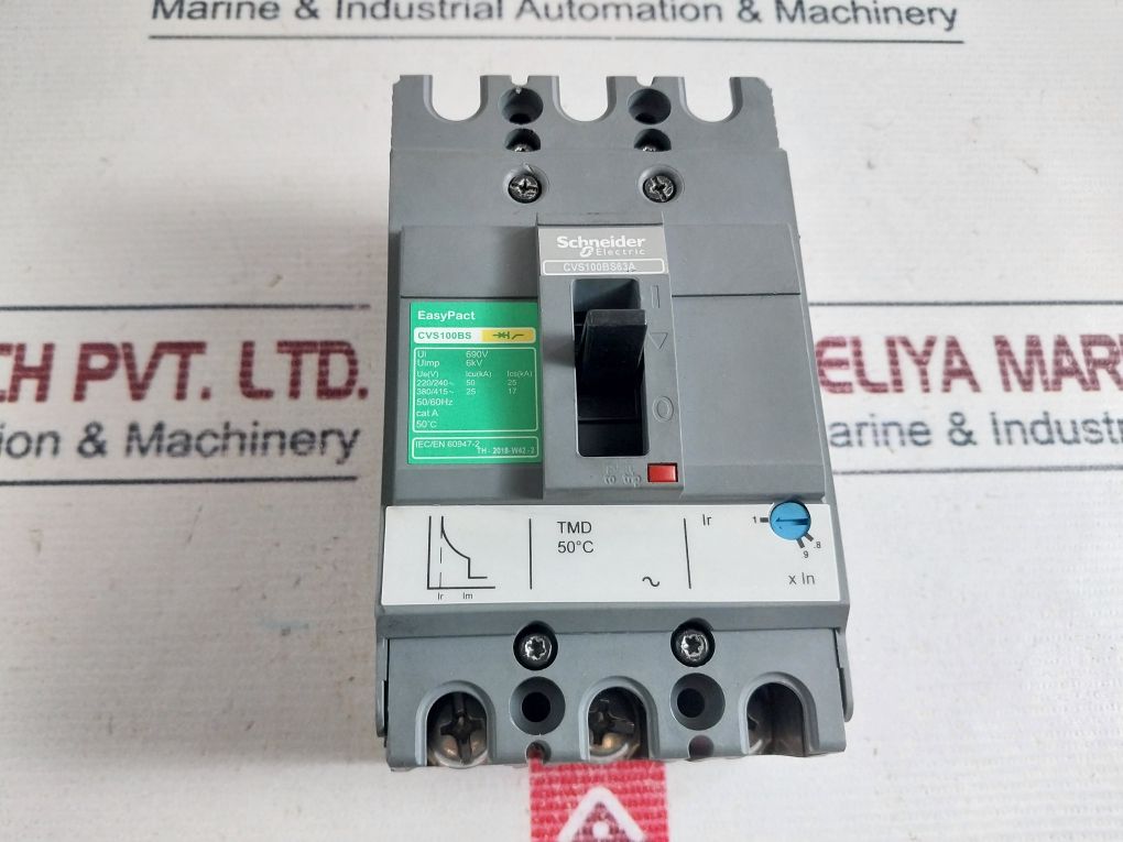 Schneider Electric Cvs100Bs63A Circuit Breaker