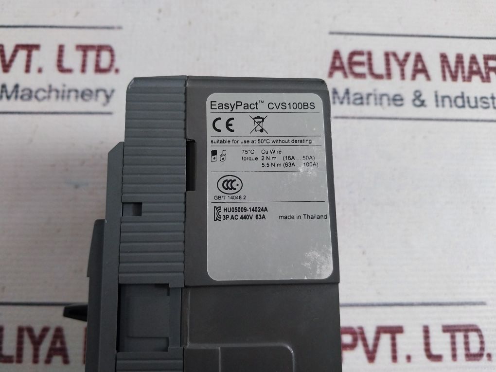 Schneider Electric Cvs100Bs63A Circuit Breaker