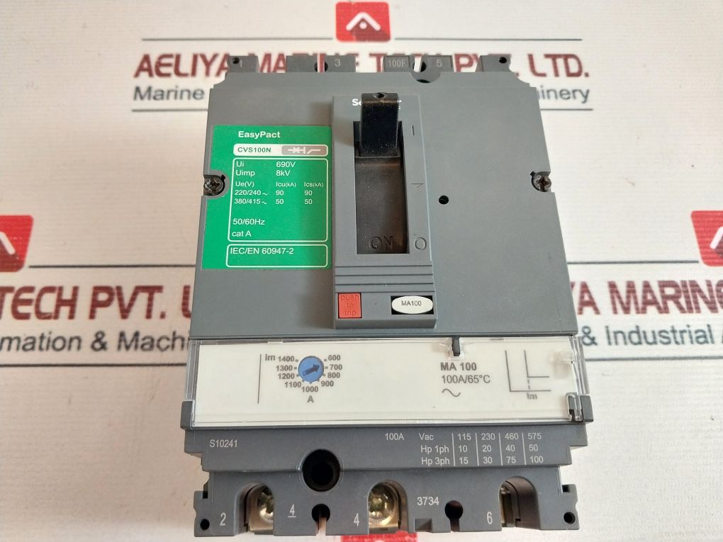 Schneider Electric Cvs100N Circuit Breaker Iec/En 60947-2