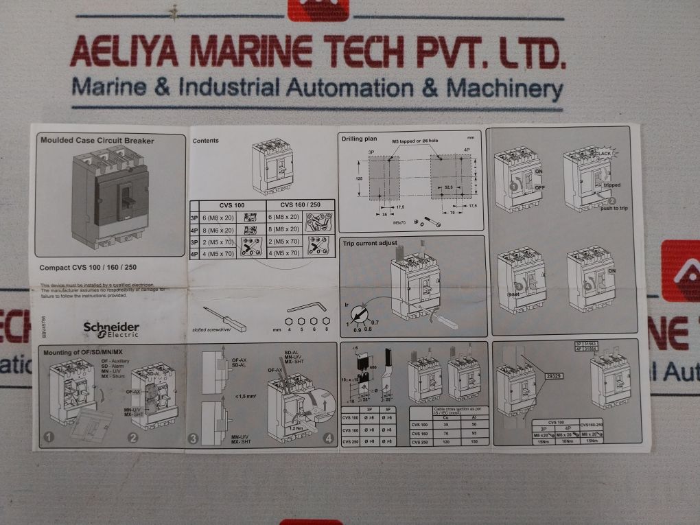 Schneider Electric Cvs250F Circuit Breaker 2000A