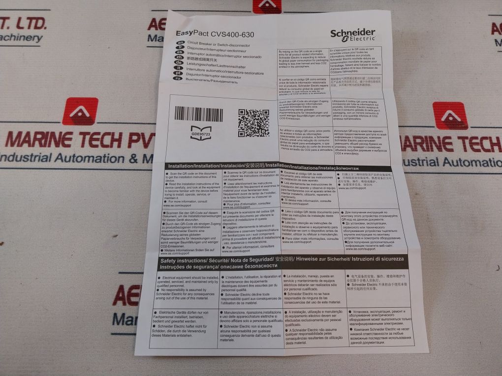 Schneider Electric Cvs400F Circuit Breaker