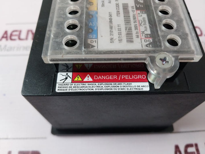 Schneider Electric Conzerv Em6400 Digital Panel Meter 3 Row