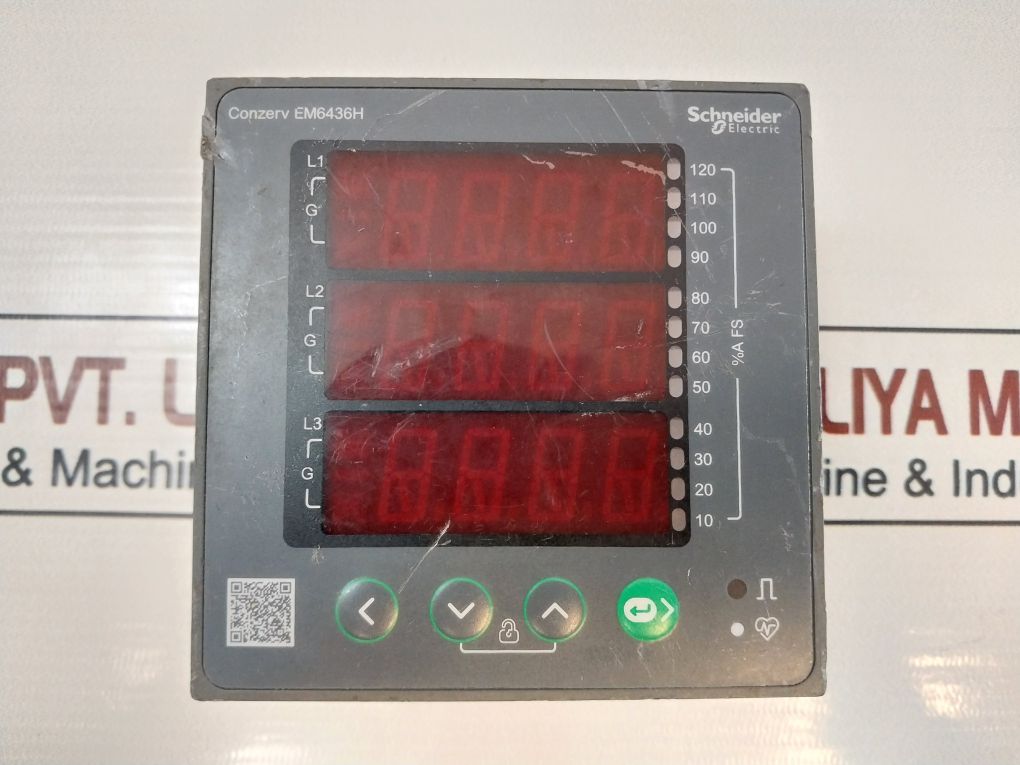 Schneider Electric Em6436H Digital Vaf Meter