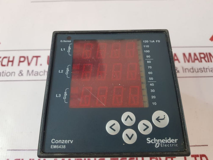 Schneider Electric Conzerv Em6438 Power Meter Ver: 03.05.03
