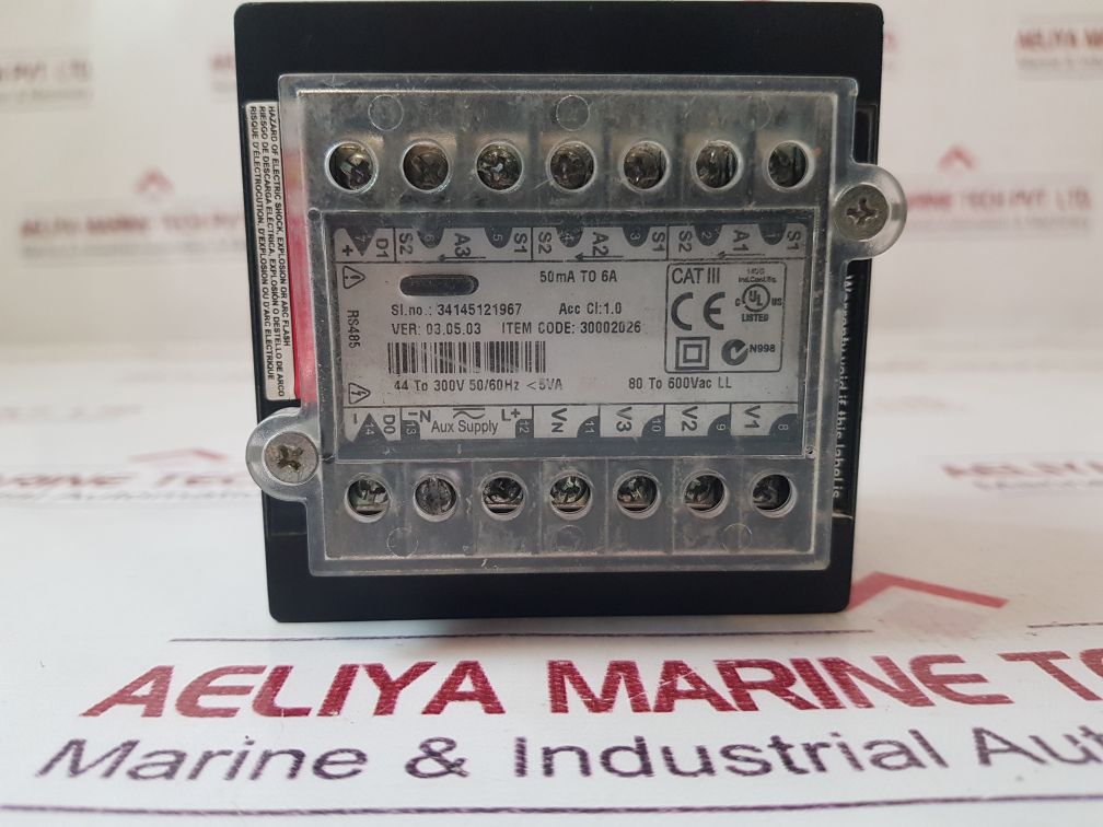 Schneider Electric Conzerv Em6438 Power Meter Ver: 03.05.03