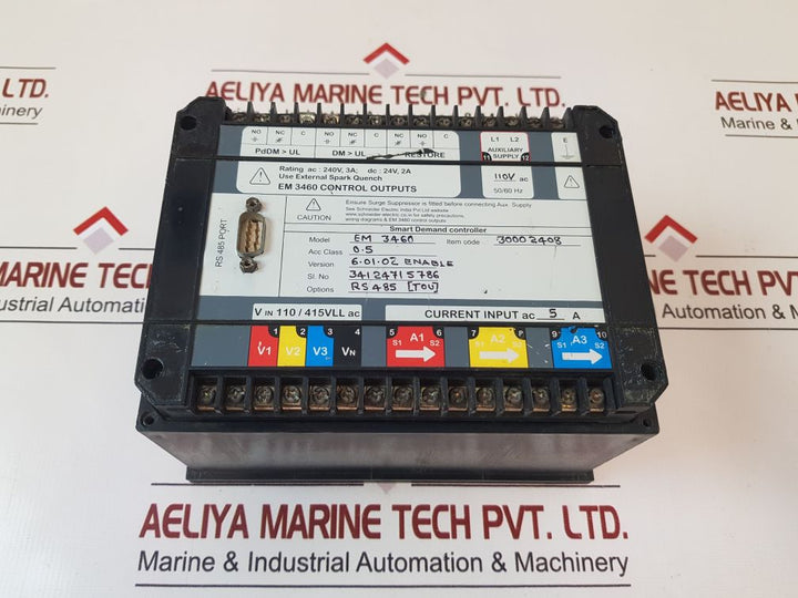 Schneider Em 3460 Conzerv Smart Demand Controller Version: 6.01.02