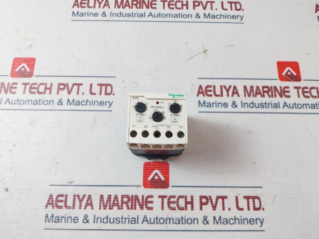 Schneider Electric Euvr-220N7 Electronic Undervoltage Relay 220Vac 5060Hz
