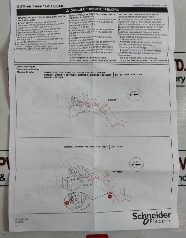 Schneider Electric Gs1Ah02