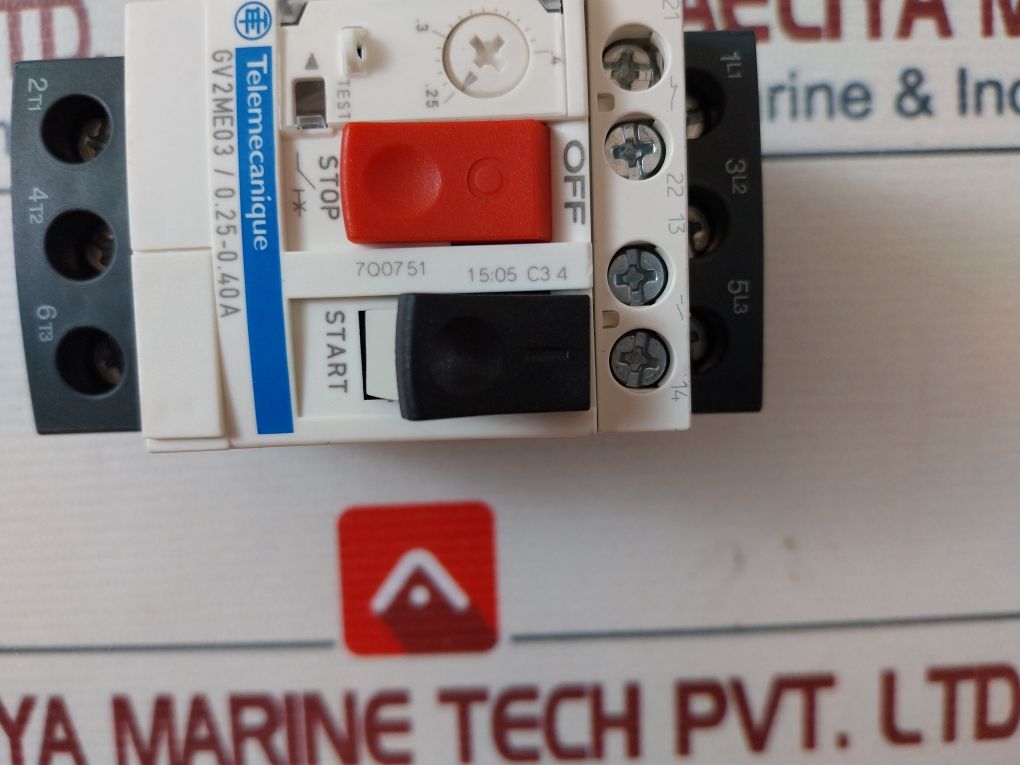 Schneider Electric Gv2 Me03/0.25-0.40A Motor Protection Switch Kit Ip20 055593