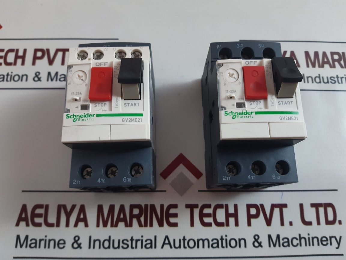 Schneider electric/telemecanique gv2me21 motor circuit breaker 17-23a