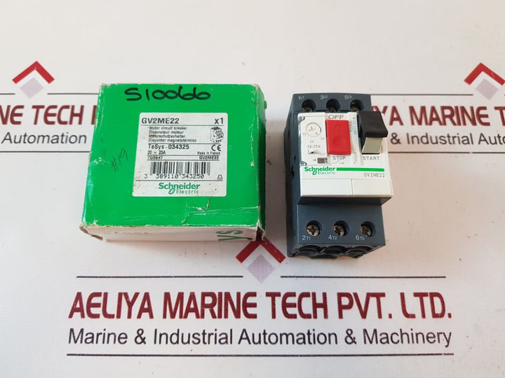 Schneider Gv2Me22 Motor Circuit Breaker