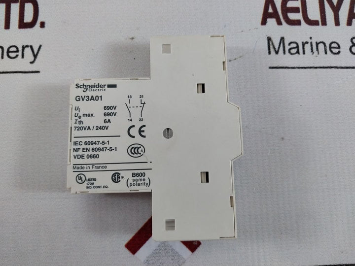 Schneider Electric Gv3A01 Auxiliary Contact Blocks